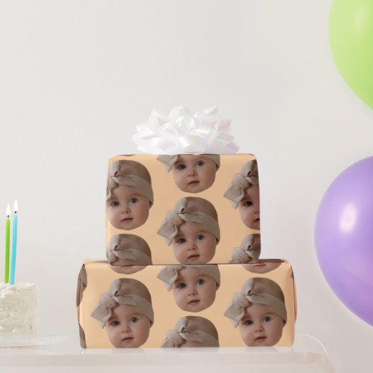 Modern Custom Funny Gift Birthday Party Christmas  ラッピングペーパー (パーティーギフト)