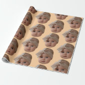 Modern Custom Funny Gift Birthday Party Christmas  ラッピングペーパー (アンロールド)