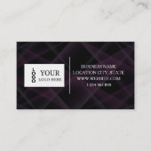 Modern Custom Logo and QR Code Business Card 名刺 (正面)
