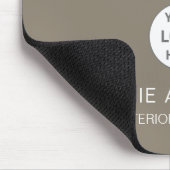 Modern Custom Logo Professional Business マウスパッド (コーナー)