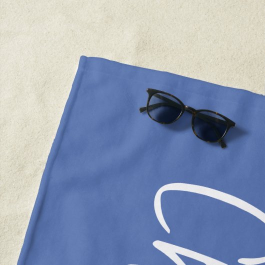  Modern Custom Name  ビーチタオル (インサイチュ)