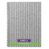  Modern Custom Name | Personalized Travel ノートブック (正面)