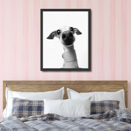 Modern Custom Pet Photo | Meeko Large ポスター