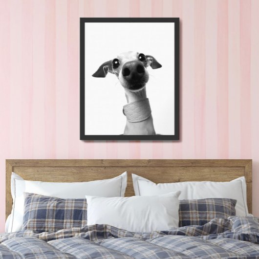 Modern Custom Pet Photo | Meeko Large ポスター