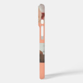 Modern Custom Photo Collage Monogram | Pink  Case-Mate iPhoneケース (裏面 / 左)