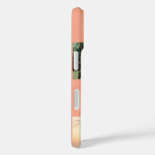 Modern Custom Photo Collage Monogram | Pink  Case-Mate iPhoneケース (裏面 / 右)