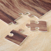 Modern Custom Photo Dog Kisses ジグソーパズル (側面)