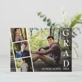 Modern Custom Photo Film Strip Graduation Party  招待状 (スタンド正面)