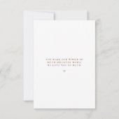 Modern Custom Photo Mothers Day Greeting Card (裏面)