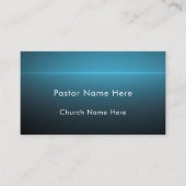 Modern Custom Text With Photo Church Pastor 名刺 (正面)