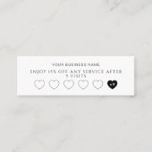 Modern Customer Loyalty Card For Small Business ロイヤリティカード (正面)