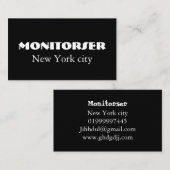 Modern Customizable Business Card 名刺 (正面/裏面)