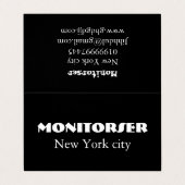 Modern Customizable Business Card 名刺 (外部フラット)