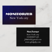 Modern Customizable Business Card 名刺 (正面/裏面)