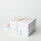 Modern Customizable Name Wrapping Paper ラッピングペーパー
