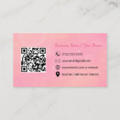 Modern Cute Bakery Business Card 名刺 (裏面)