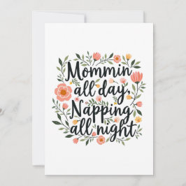 Modern Cute Botanical Mother's Day Card シーズンカード
