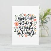 Modern Cute Botanical Mother's Day Card シーズンカード (スタンド正面)