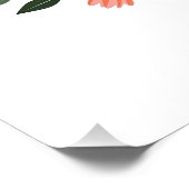 Modern Cute Floral Mother's Day, Botanical Quote ポスター (コーナー)