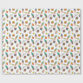 Modern Cute Funny Birthday Photo  ラッピングペーパー (フラット)