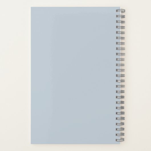 Modern Cute Pastel Bunny ノートブック (裏面)