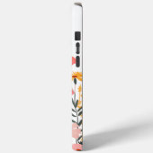 Modern cute pink spring flowers Case-Mate iPhone c iPhoneケース (裏面 / 左)