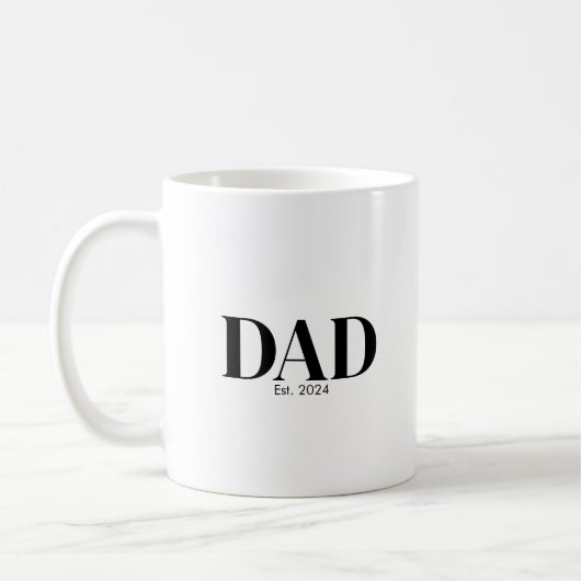 Modern Dad Established Mug コーヒーマグカップ (左)