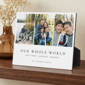 Modern Dad Photo Collage Fathers Day keepsake Gift フォトプラーク