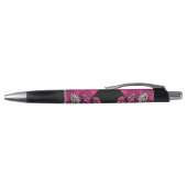 Modern Daisies Pink White Pen ボールペン (トップ)