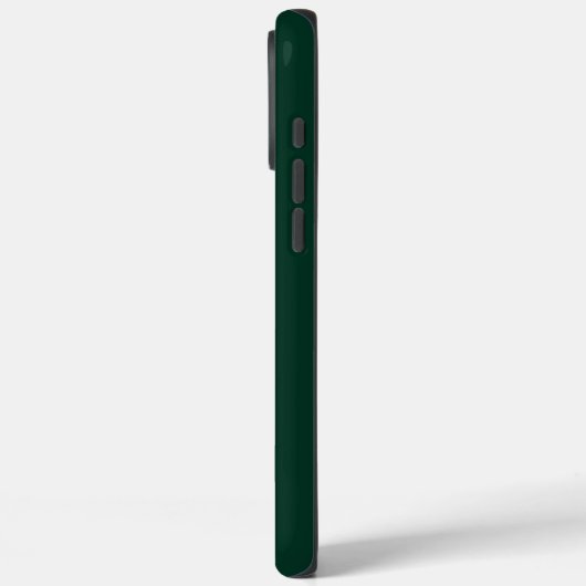 Modern Dark Green Monogram Initials Contemporary C Case-Mate iPhoneケース (裏面 / 左)