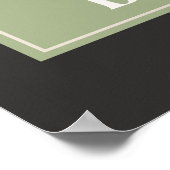 Modern Dark Quote Poster – You Are Allowed ポスター (角)