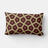 Modern dark red throw pillow ランバークッション (裏面)