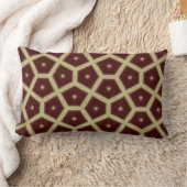 Modern dark red throw pillow ランバークッション (ブランケット)