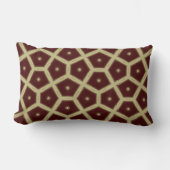Modern dark red throw pillow ランバークッション (正面)