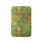 Modern Decorative Geometric Stained Glass バスマット (正面縦)