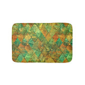 Modern Decorative Geometric Stained Glass バスマット (正面)