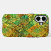 Modern Decorative Geometric Stained Glass Case-Mate iPhoneケース (裏面 (横))