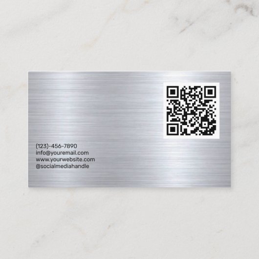 Modern Deejay DJ Music Beat Professional 名刺 (裏面)