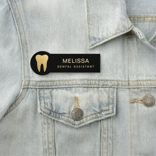 Modern Dental Assistant Tooth 名札 (インサイチュ)