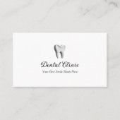 Modern Dental Clinic Logo QR Code  名刺 (正面)
