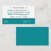 Modern Dentist Business Card Template 名刺 (正面/裏面)