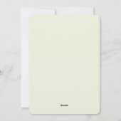 Modern Derby Horse Racing Party Invitation 招待状 (裏面)