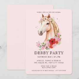 Modern  Derby Party  招待状