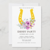 Modern  Derby Party  招待状 (正面)