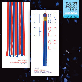 Modern Design Graduation Announcement | Color-Edit