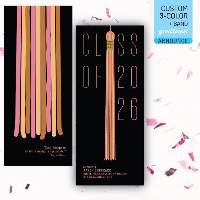 Modern Design Graduation Announcement | Color-Edit (クリエイターアップロード済み)