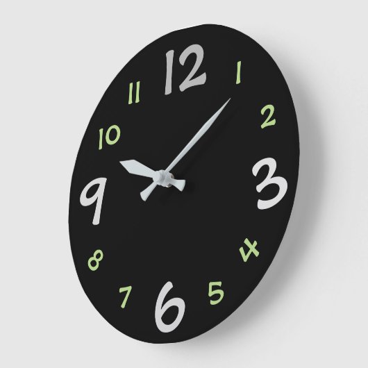 Modern design wall Clock ラージ壁時計 (傾斜)