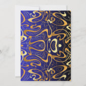 Modern Design Wedding Invitation 招待状 (裏面)