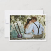 Modern Destination Travel Wedding Thank You Card サンキューカード (正面)