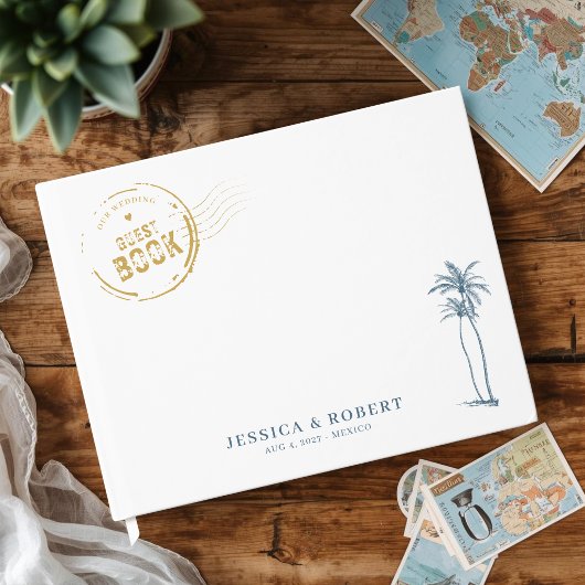 Modern Destination Wedding ゲストブック